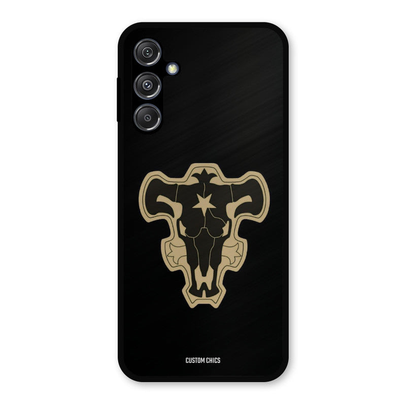 Black Bulls Logo Samsung Galaxy M34 5G Mobile Back Cover - Anime PrintShield Case