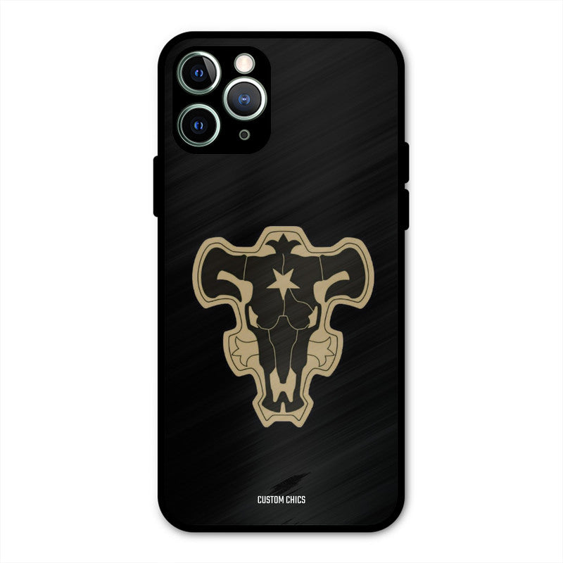 Black Bulls Logo iPhone 11 Pro Max Mobile Back Cover - Anime PrintShield Case