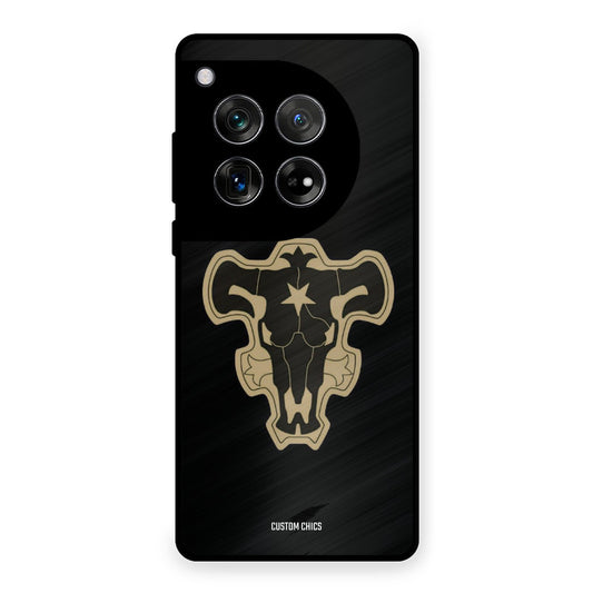 Black Bulls Logo OnePlus 12 Mobile Back Cover - Anime PrintShield Case