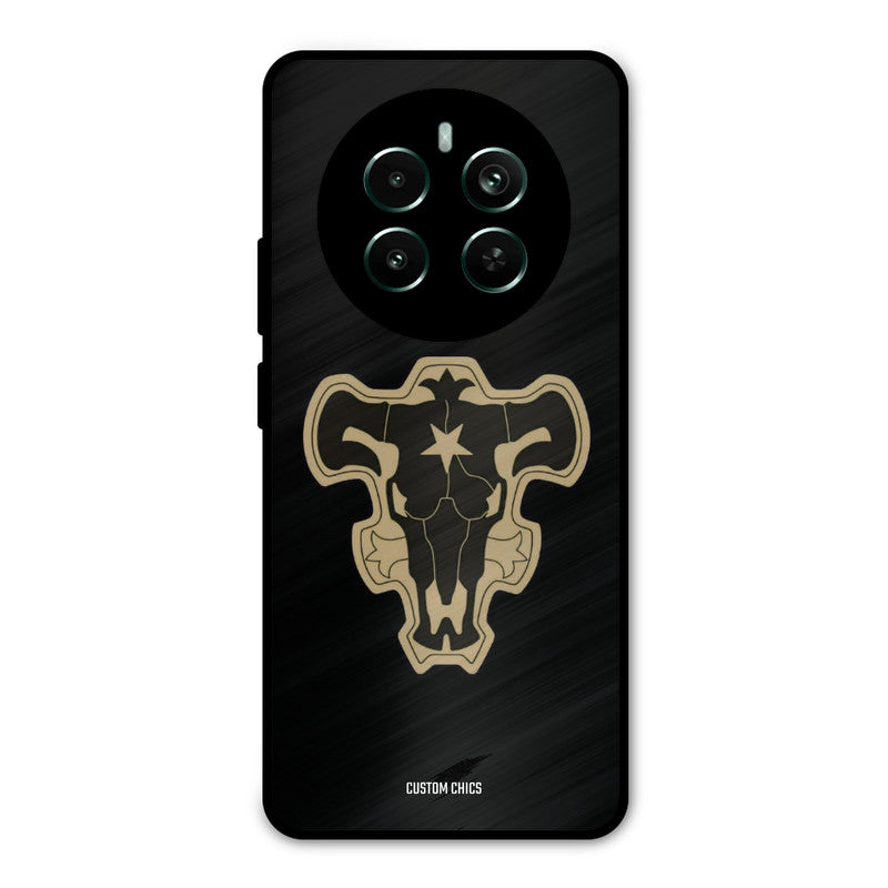 Black Bulls Logo Realme 12 Plus Mobile Back Cover - Anime PrintShield Case
