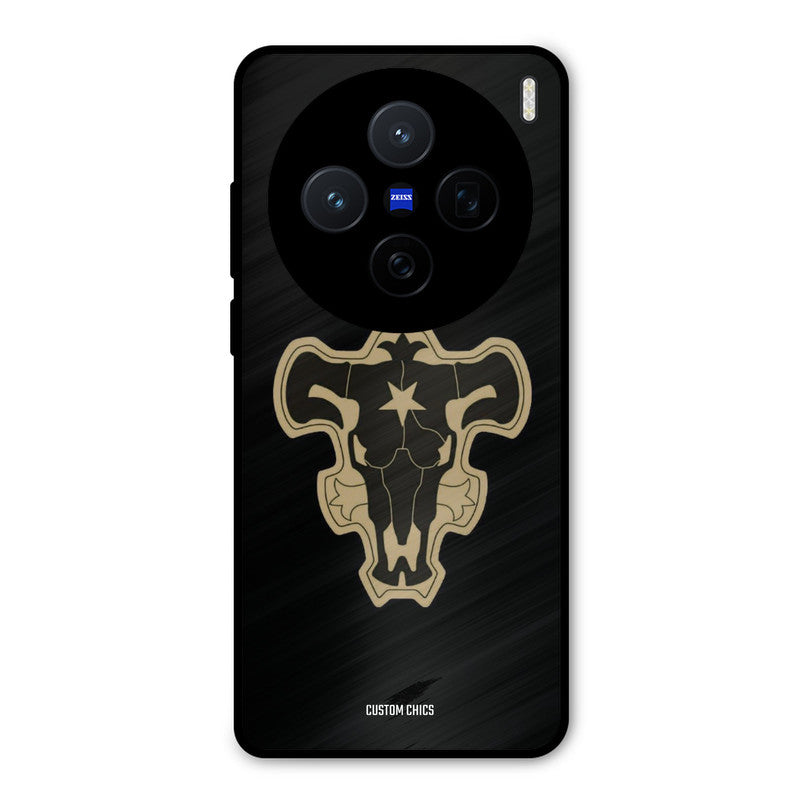 Black Bulls Logo Vivo X200 Mobile Back Cover - Anime PrintShield Case