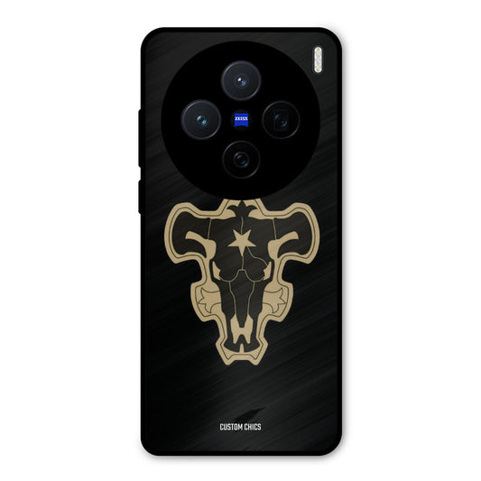 Black Bulls Logo Vivo X200 Mobile Back Cover - Anime PrintShield Case