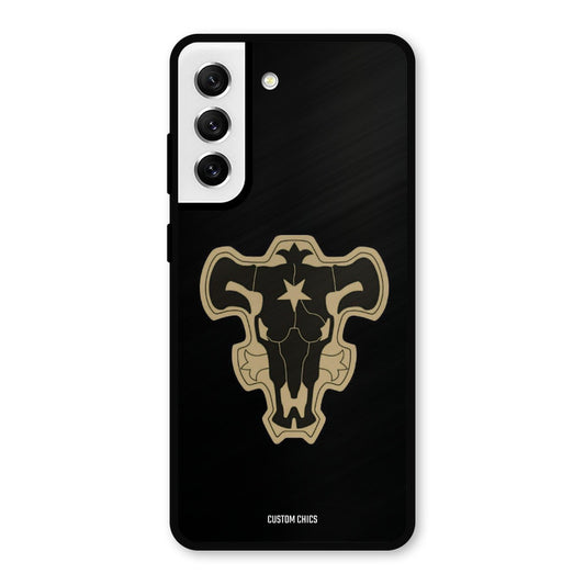 Black Bulls Logo Samsung Galaxy S21 FE 5G Mobile Back Cover - Anime PrintShield Case