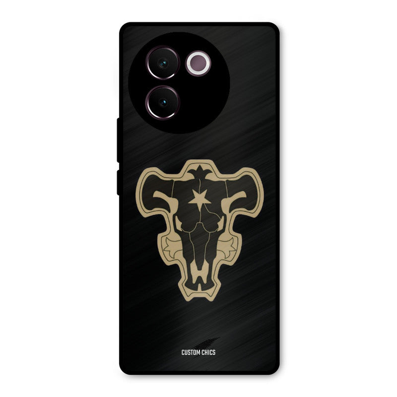 Black Bulls Logo Vivo V30e Mobile Back Cover - Anime PrintShield Case
