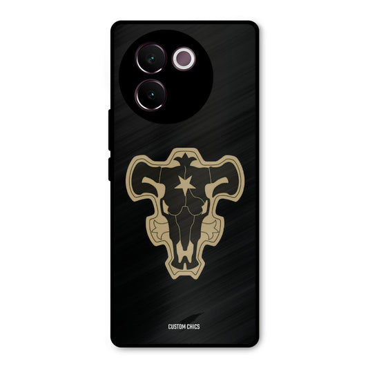 Black Bulls Logo Vivo V30e Mobile Back Cover - Anime PrintShield Case