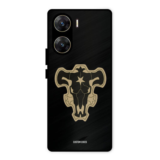 Black Bulls Logo Vivo V29e Mobile Back Cover - Anime PrintShield Case