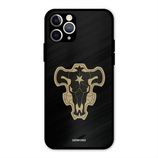 Black Bulls Logo iPhone 11 Pro Mobile Back Cover - Anime PrintShield Case