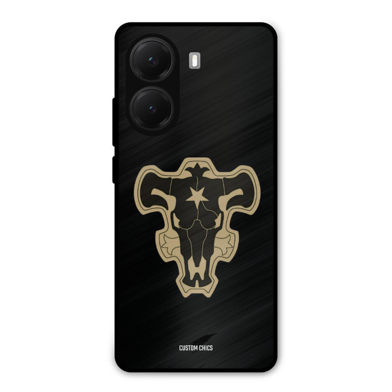 Black Bulls Logo Poco X7 Pro Mobile Back Cover - Anime PrintShield Case
