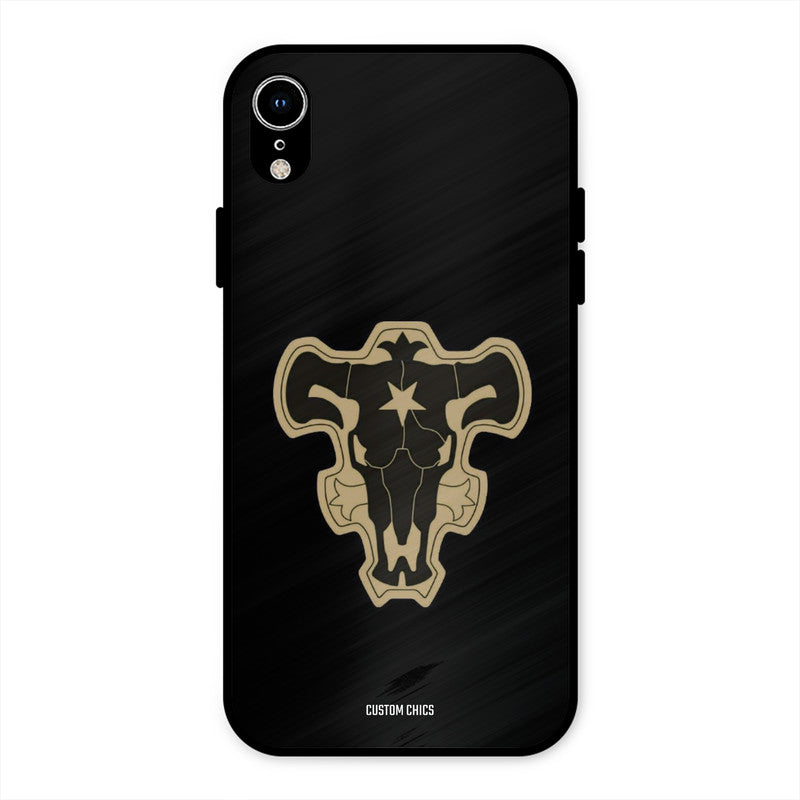 Black Bulls Logo iPhone XR Mobile Back Cover - Anime PrintShield Case