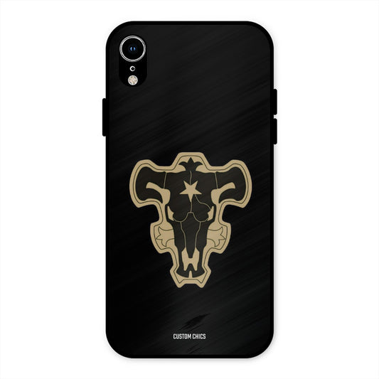 Black Bulls Logo iPhone XR Mobile Back Cover - Anime PrintShield Case