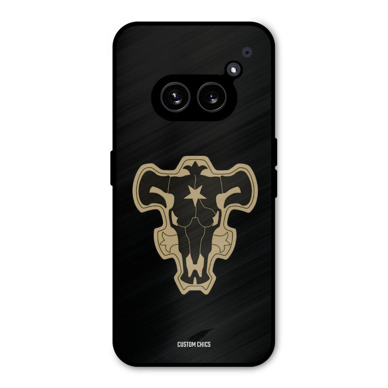 Black Bulls Logo Nothing Phone 2a Mobile Back Cover - Anime PrintShield Case