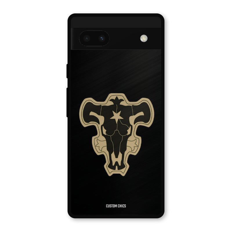 Black Bulls Logo Google Pixel 6a Mobile Back Cover - Anime PrintShield Case