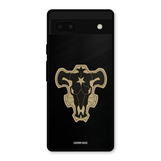 Black Bulls Logo Google Pixel 6a Mobile Back Cover - Anime PrintShield Case