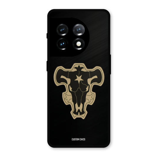 Black Bulls Logo OnePlus 11 Mobile Back Cover - Anime PrintShield Case