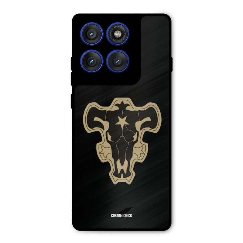 Black Bulls Logo Motorola Edge 60 Pro Mobile Back Cover - Anime PrintShield Case