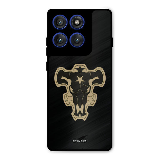 Black Bulls Logo Motorola Edge 60 Pro Mobile Back Cover - Anime PrintShield Case