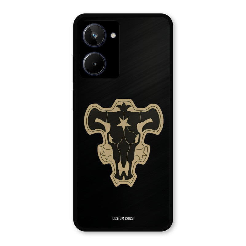 Black Bulls Logo Realme 10 Mobile Back Cover - Anime PrintShield Case