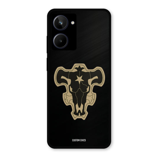 Black Bulls Logo Realme 10 Mobile Back Cover - Anime PrintShield Case