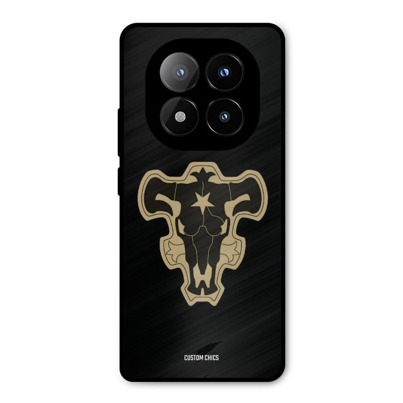 Black Bulls Logo Redmi Note 14 Pro Plus 5G Mobile Back Cover - Anime PrintShield Case