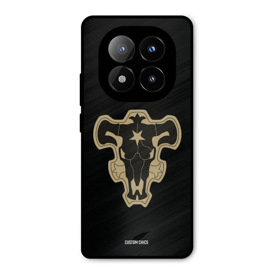 Black Bulls Logo Redmi Note 14 Pro Plus 5G Mobile Back Cover - Anime PrintShield Case