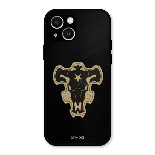 Black Bulls Logo iPhone 13 Mobile Back Cover - Anime PrintShield Case