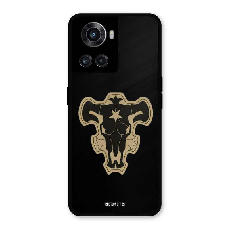 Black Bulls Logo OnePlus 10R Mobile Back Cover - Anime PrintShield Case