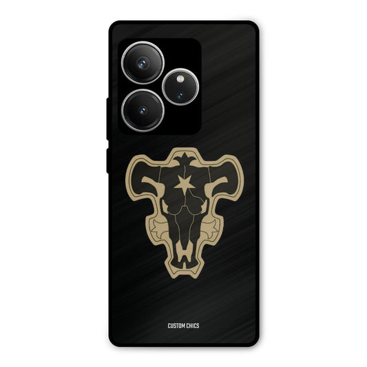 Black Bulls Logo Realme GT 6 Mobile Back Cover - Anime PrintShield Case