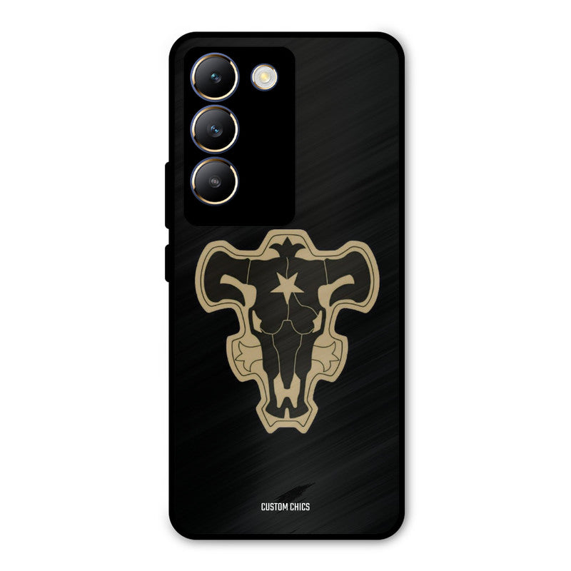 Black Bulls Logo Vivo Y200e Mobile Back Cover - Anime PrintShield Case