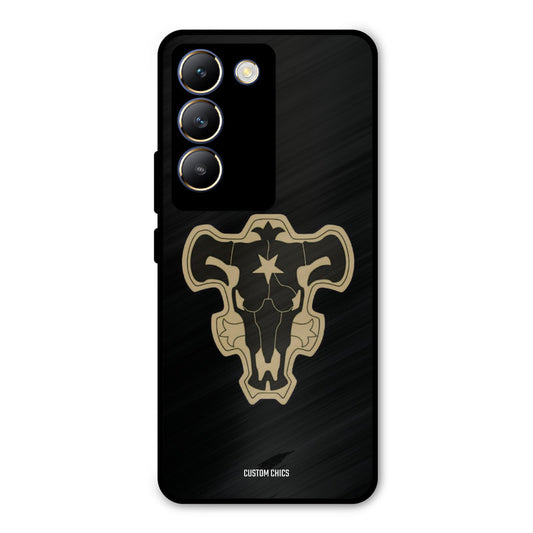Black Bulls Logo Vivo Y200e Mobile Back Cover - Anime PrintShield Case