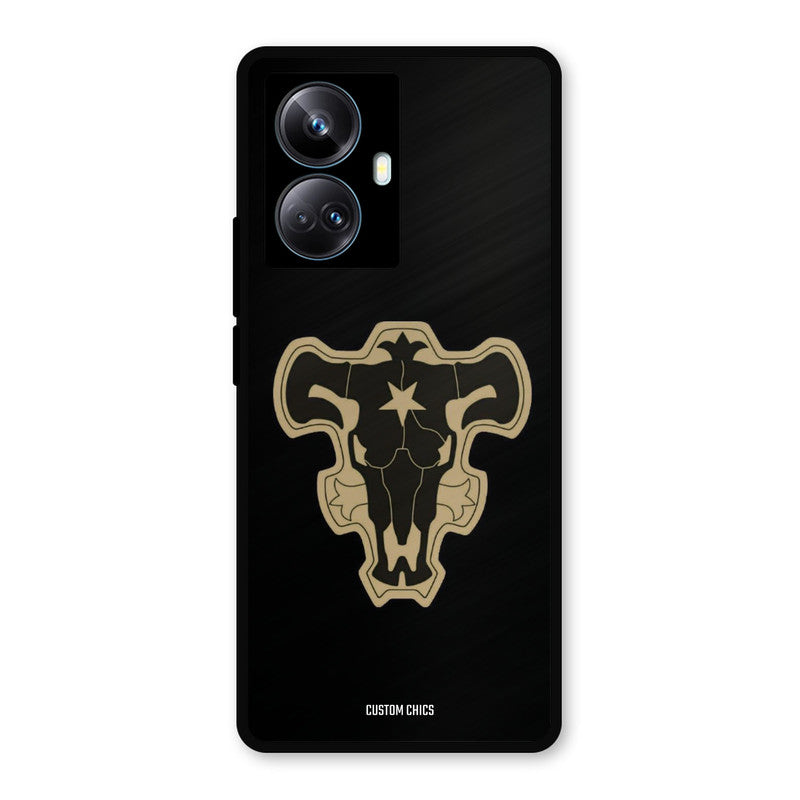 Black Bulls Logo Realme 10 Pro Plus Mobile Back Cover - Anime PrintShield Case