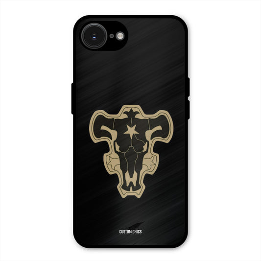 Black Bulls Logo iPhone 16e Mobile Back Cover - Anime PrintShield Case