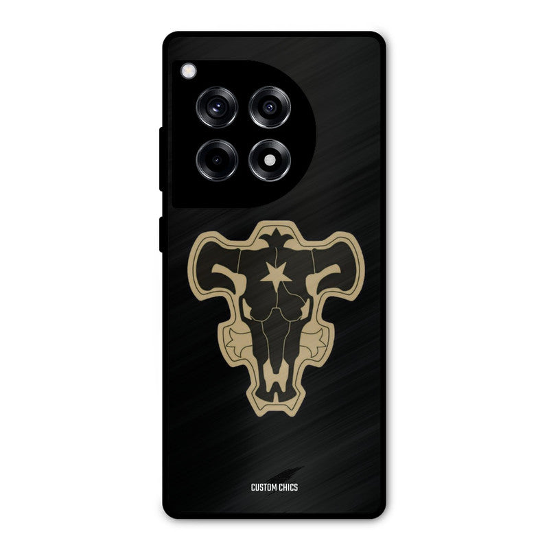Black Bulls Logo OnePlus 12R Mobile Back Cover - Anime PrintShield Case