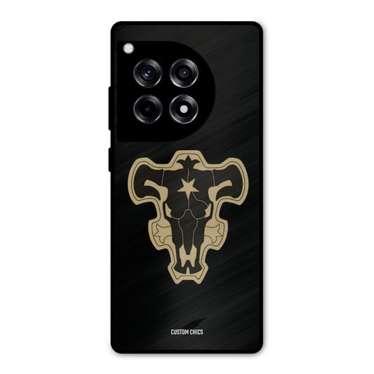 Black Bulls Logo OnePlus 12R Mobile Back Cover - Anime PrintShield Case