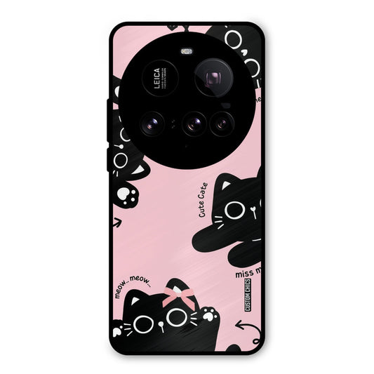 Black Cat Pattern Xiaomi Mi 15 Ultra Mobile Back Cover - Cute PrintShield Case
