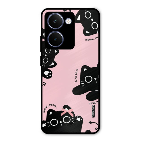 Black Cat Pattern Realme P3 Ultra Mobile Back Cover - Cute PrintShield Case
