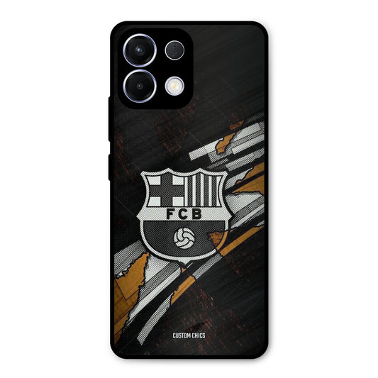 Black FCB Logo Oppo K13 5G Mobile Back Cover - Sports PrintShield Case