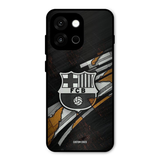 Black FCB Logo Oneplus 13s Mobile Back Cover - Sports PrintShield Case