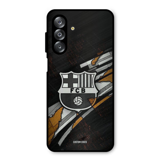 Black FCB Logo Samsung Galaxy A26 Mobile Back Cover - Sports PrintShield Case
