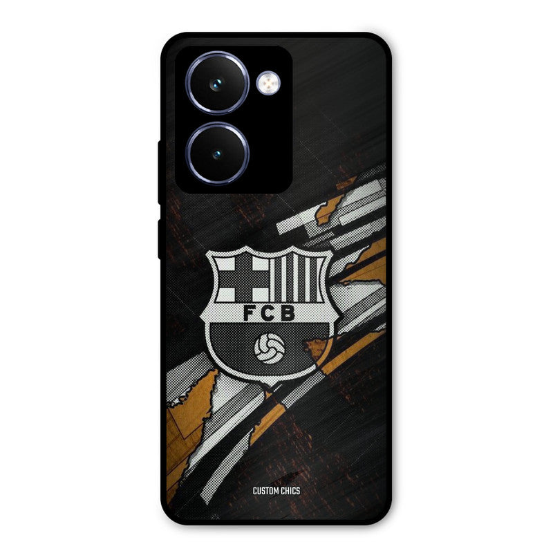 Black FCB Logo Realme P3 Ultra Mobile Back Cover - Sports PrintShield Case