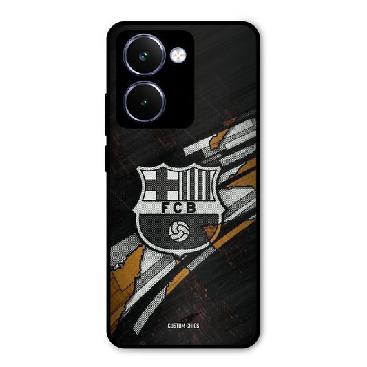 Black FCB Logo Realme P3 Ultra Mobile Back Cover - Sports PrintShield Case