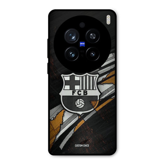 Black FCB Logo Vivo X200 Pro Mobile Back Cover - Sports PrintShield Case