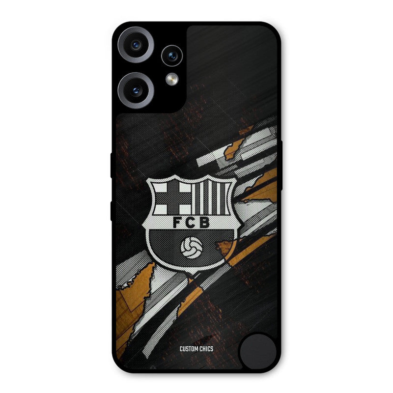Black FCB Logo Nothing CMF Phone 2 Pro Mobile Back Cover - Sports PrintShield Case
