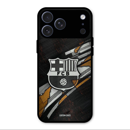 Black FCB Logo iPhone 17 Pro Max Case – Premium PrintShield Mobile Cover