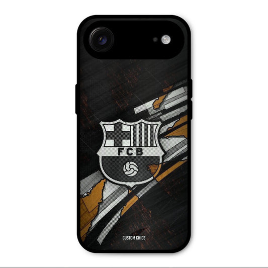 Black FCB Logo iPhone Air Mobile Back Cover - Sports PrintShield Case