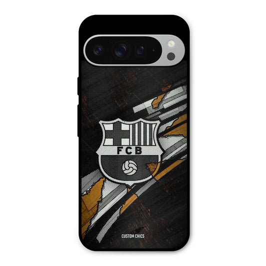 Black Paper Art Ronaldo Google Pixel 9 Pro XL Mobile Back Cover - Sports PrintShield Case
