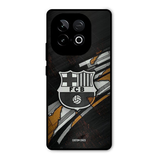 Black FCB Logo iQOO Neo 10 Mobile Back Cover - Sports PrintShield Case
