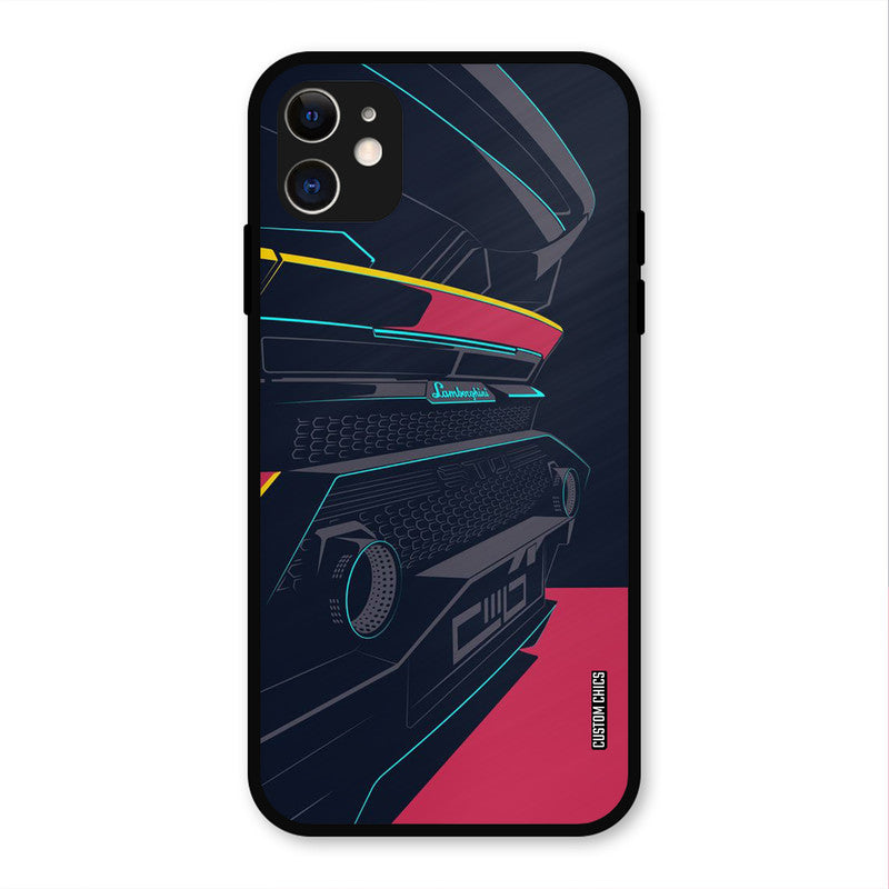 Black Lambo Ultra Hybrid PrintShield Case