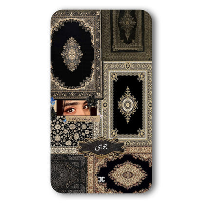 Black Name Eye Case – Premium PrintShield Mobile Cover