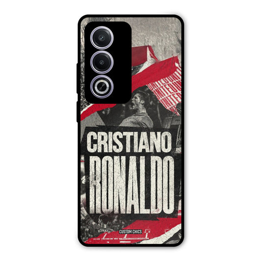 Black Paper Art Ronaldo Oppo A3 Pro Mobile Back Cover - Sports PrintShield Case