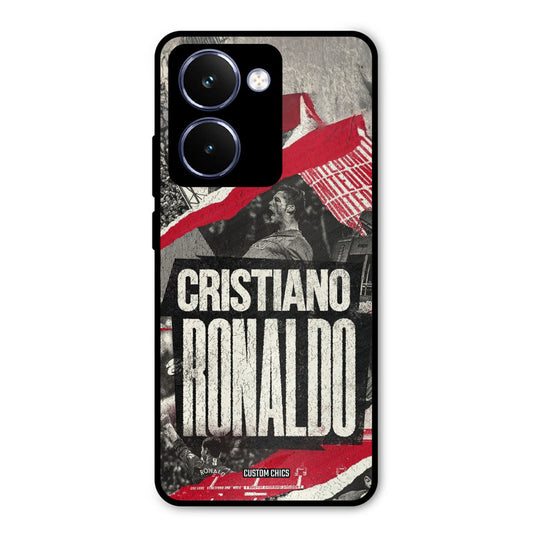 Black Paper Art Ronaldo Realme P3 Ultra Mobile Back Cover - Sports PrintShield Case